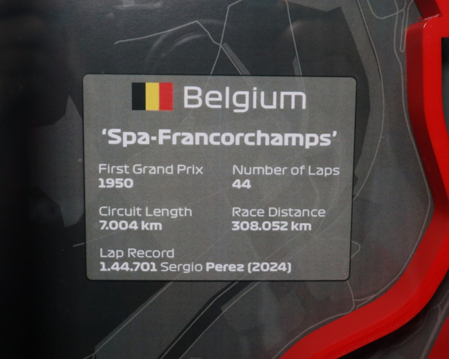 Cuadro 3D - Spa-Francorchamps®