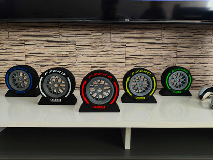 Simracing Decoracion Formula 1 Neumaticos F1 Varios Colores fabricados en 3D- AR3D Studios