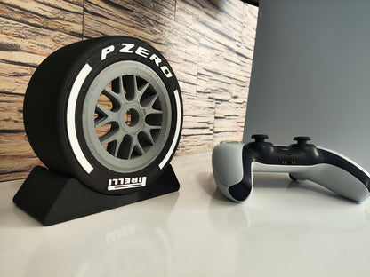 Simracing Decoracion Formula 1 Neumatico Duro Blanco Fabricados en 3D- AR3D Studios