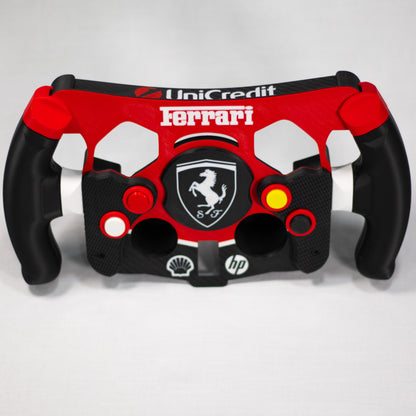 Réplica de volante F1 Ferrari con acabados de alta calidad para simracing