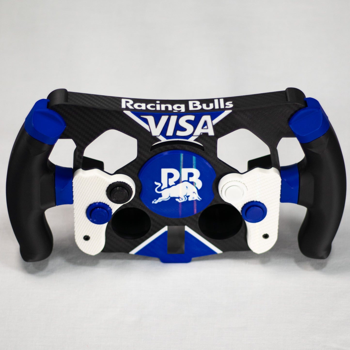 Réplica de volante F1 Racing Bulls con acabados de alta calidad para simracing
