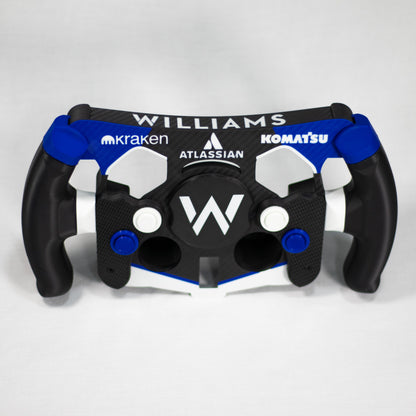 Réplica de volante F1 Williams con acabados de alta calidad para simracing