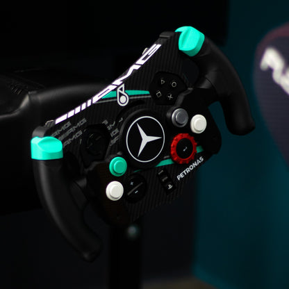Mod F1 Logitech para volantes G29, G923 y G920 - Edición Mercedes AMG Petronas